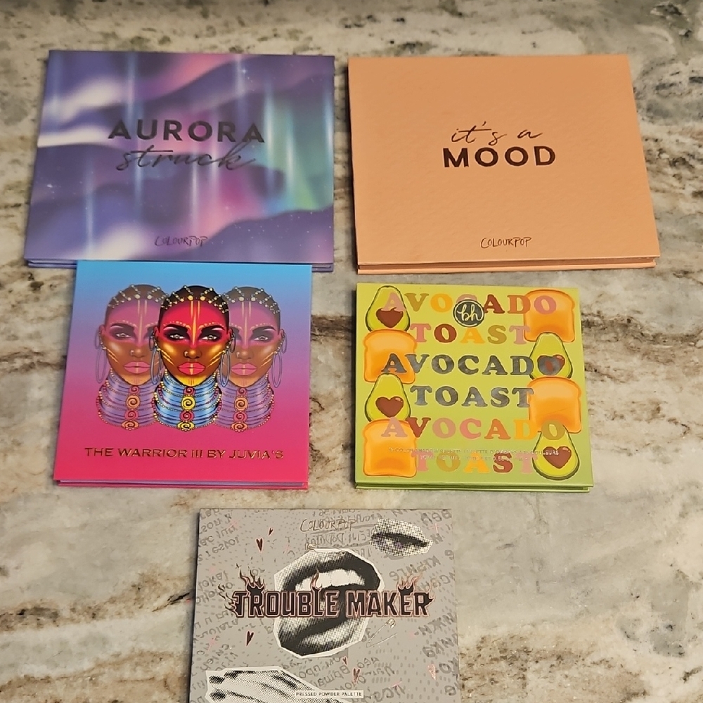 Pressed Eye Shadow Lot - Colour Pop,Juvia' & Bh Cosmetics